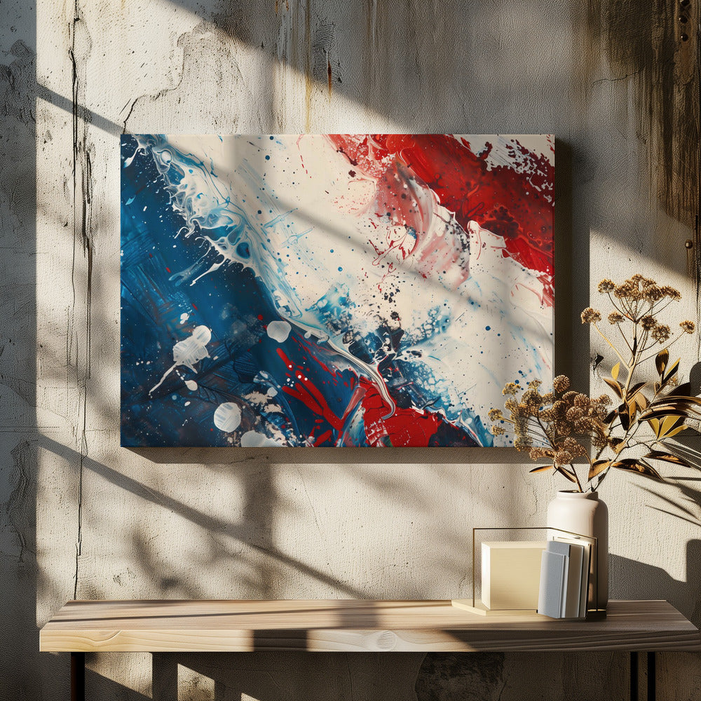 Red White and Blue - Poster / Art Print