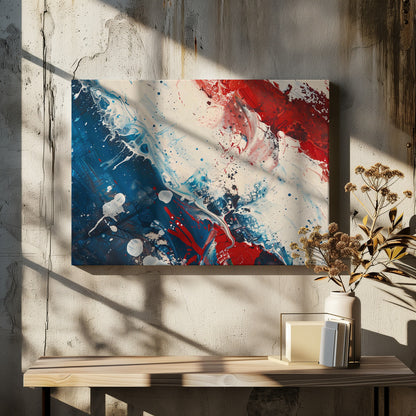 Red White and Blue - Poster / Art Print