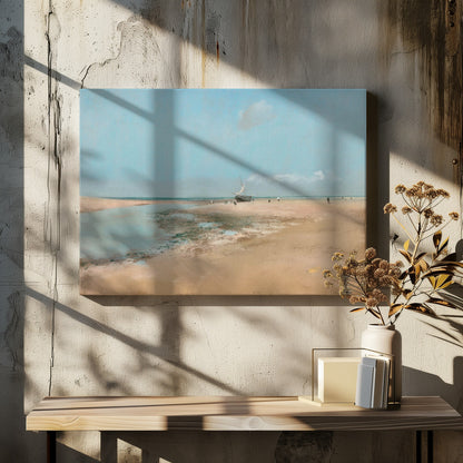 Beach At Low Tide - Poster / Art Print