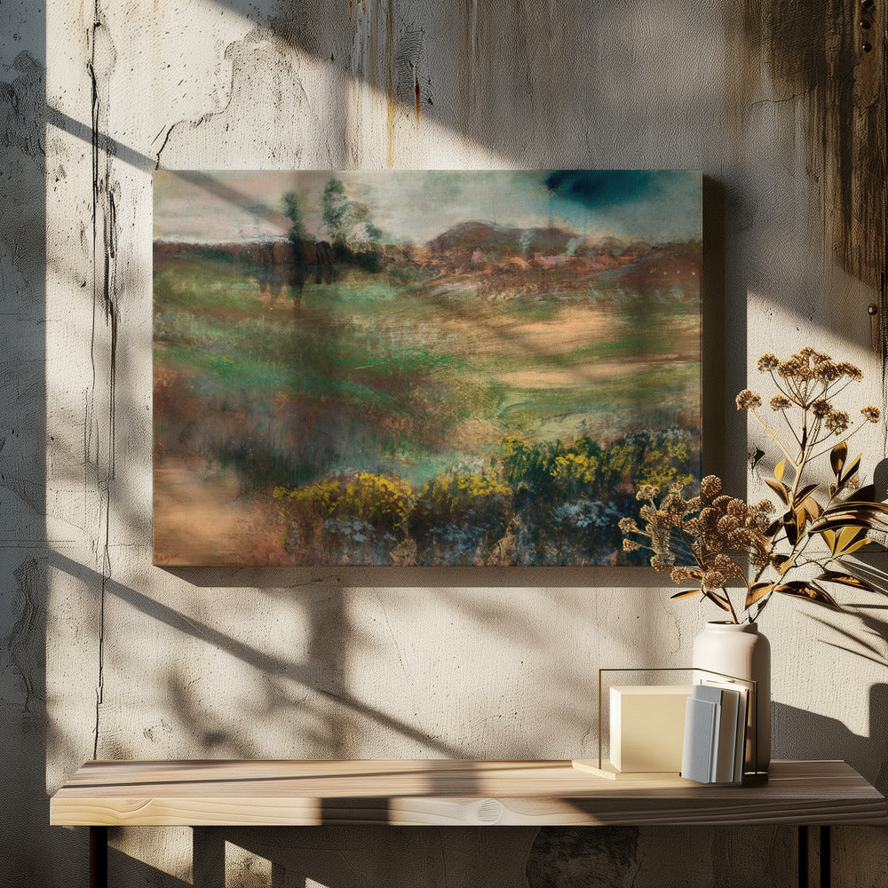 Landscape With Smokestacks - Poster / Art Print