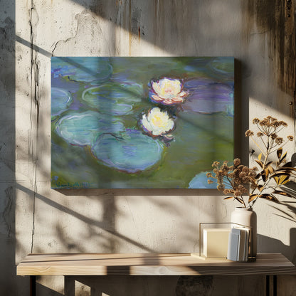 Nympheas (1897–1898) By Claude Monet. - Poster / Art Print