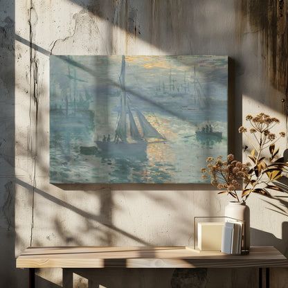 Sunrise (1873) By Claude Monet - Poster / Art Print