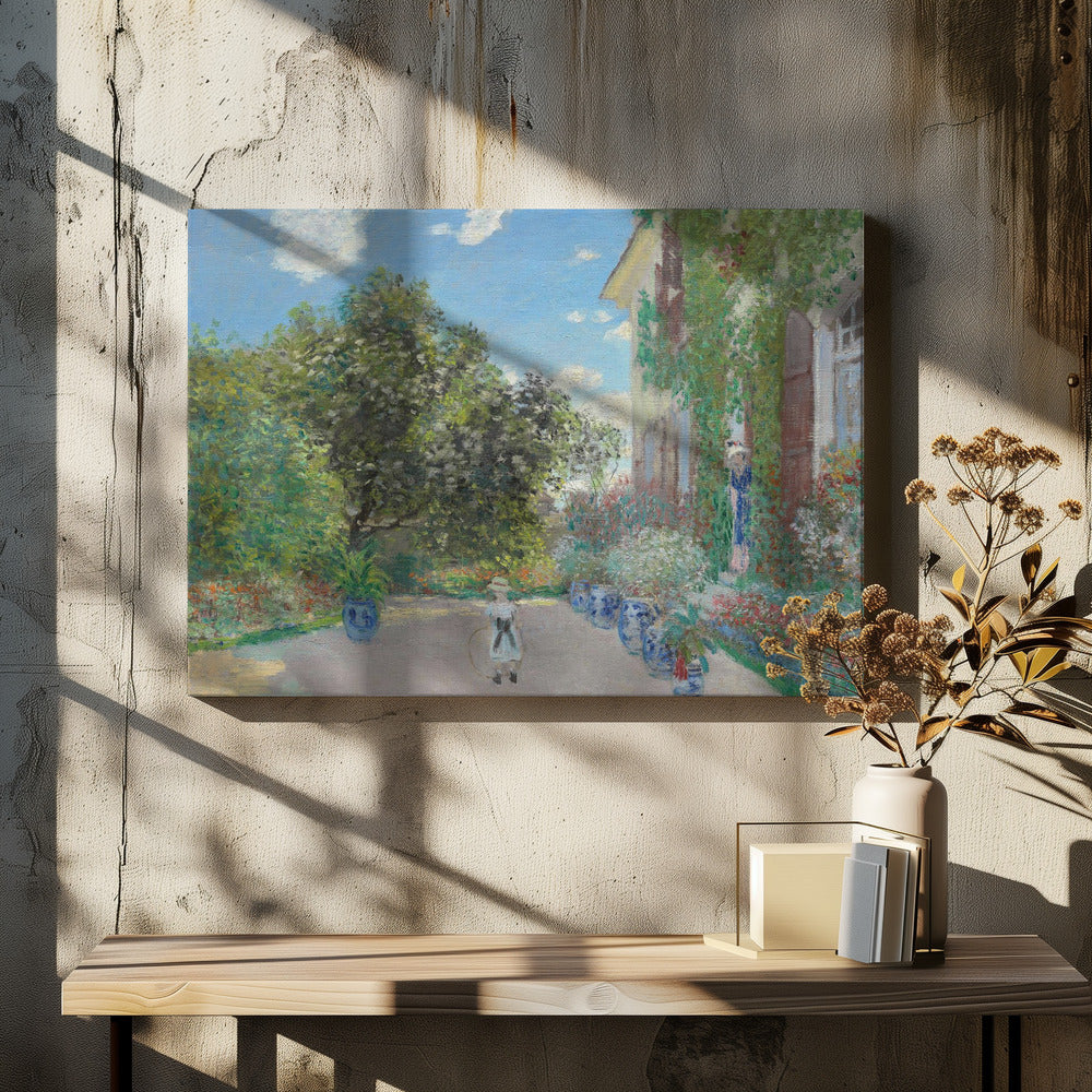 The Artist's House At Argenteuil (1873) - Poster / Art Print