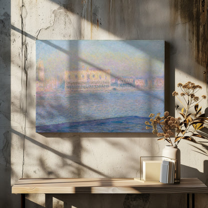 The Doge's Palace Seen From San Giorgio Maggiore (1908) By Claude Monet - Poster / Art Print