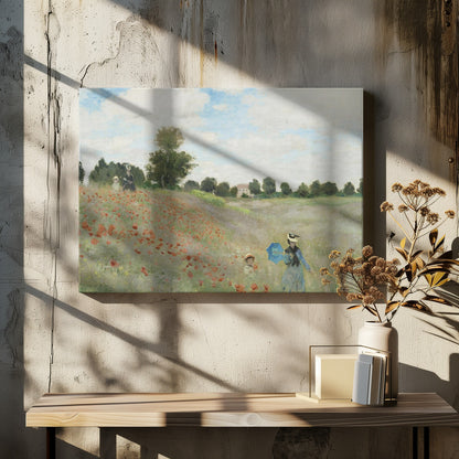 Poppy Field Near Argenteuil (1873) - Poster / Art Print
