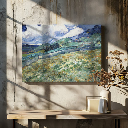 Landscape From Saint Rémy (1889) - Poster / Art Print