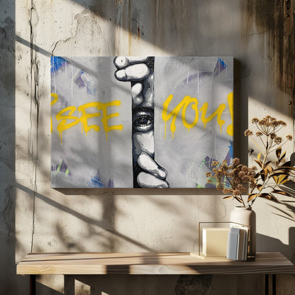 I see you - Hidden Gaze - Poster / Art Print