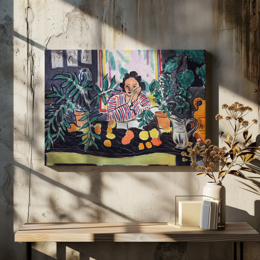 Interno Con Vaso Etrusco 1940 - Poster / Art Print