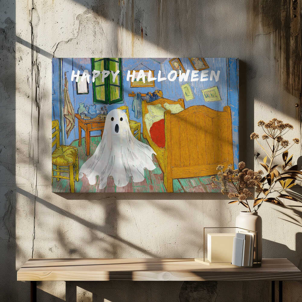 Happy Halloween Van Gogh Collage - Poster / Art Print
