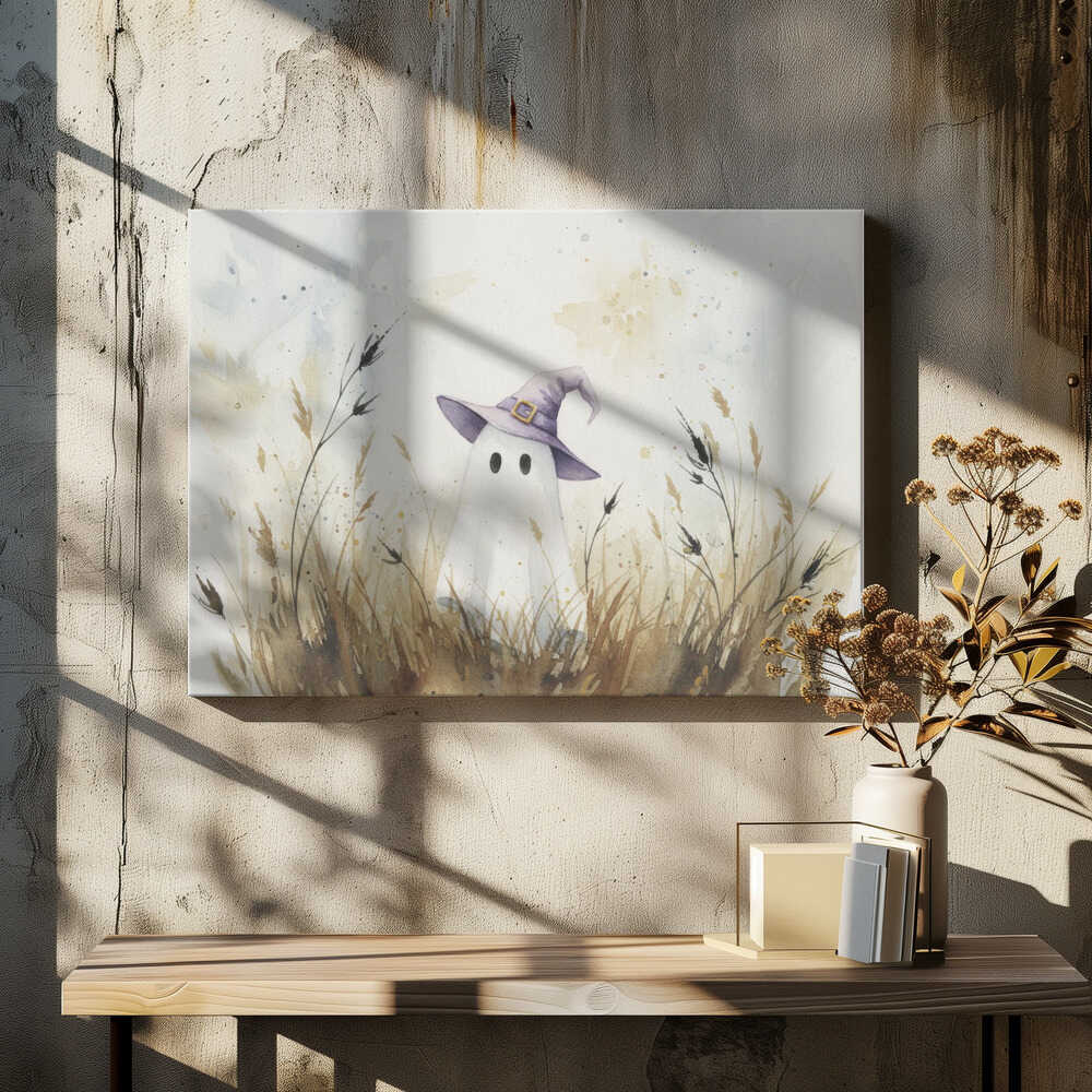 Cute Halloween Ghost - Poster / Art Print