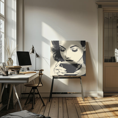 Women Drinking Coffee - Poster / Art Print