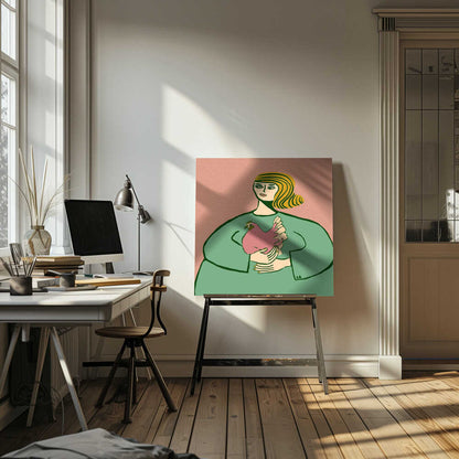 Chicken lady - Poster / Art Print