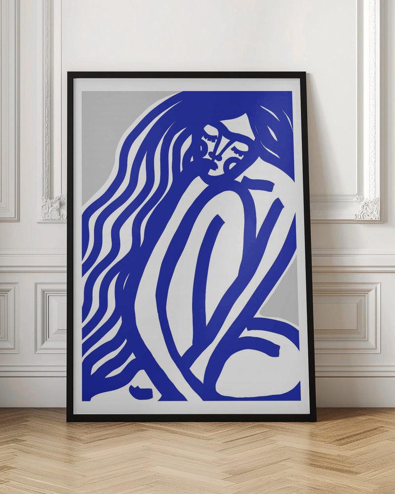 The Silence (Blue) - Poster / Art Print