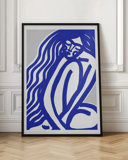 The Silence (Blue) - Poster / Art Print