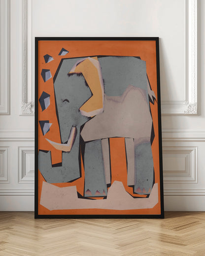 Happy Elephant - Poster / Art Print