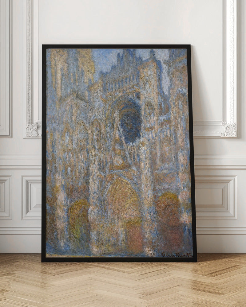 Rouen Cathedral - The Facade in Sunlight - Poster / Art Print