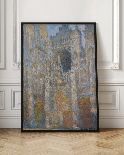 Rouen Cathedral - The Facade in Sunlight - Poster / Art Print