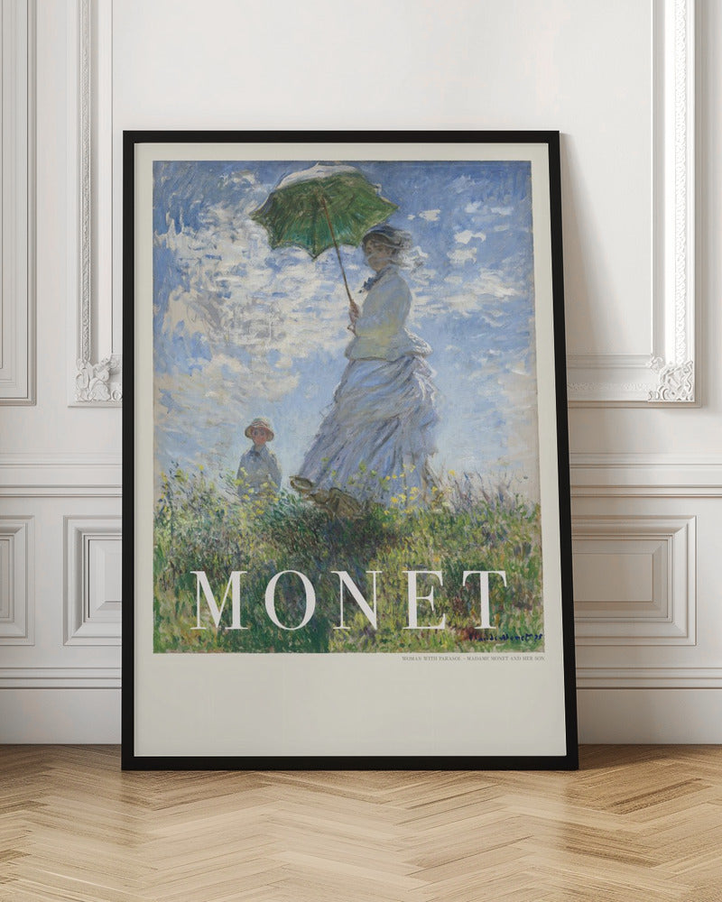 Woman With Parasol - Poster / Art Print