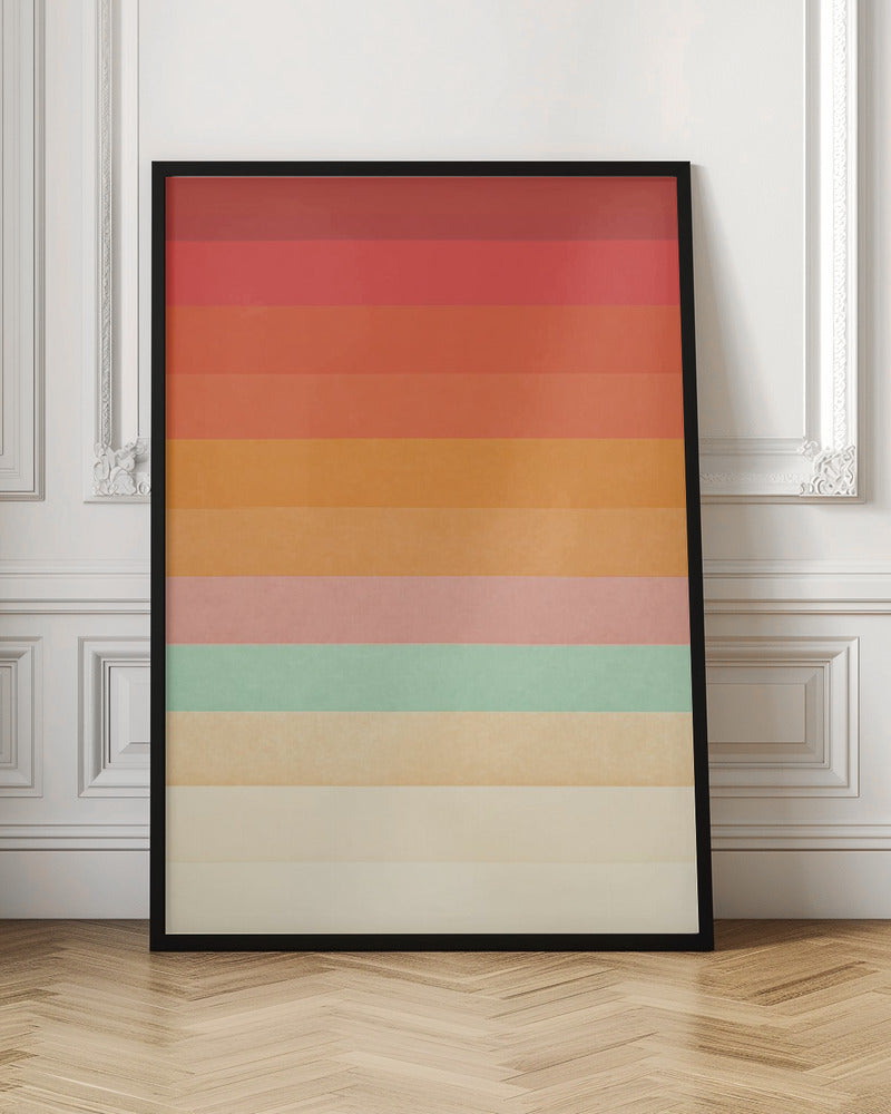 Rainbow Chevrons - Poster / Art Print