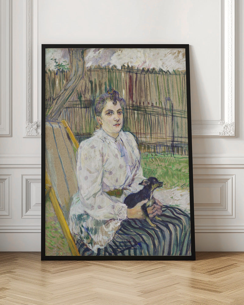 Lady With a Dog (1891) - Poster / Art Print