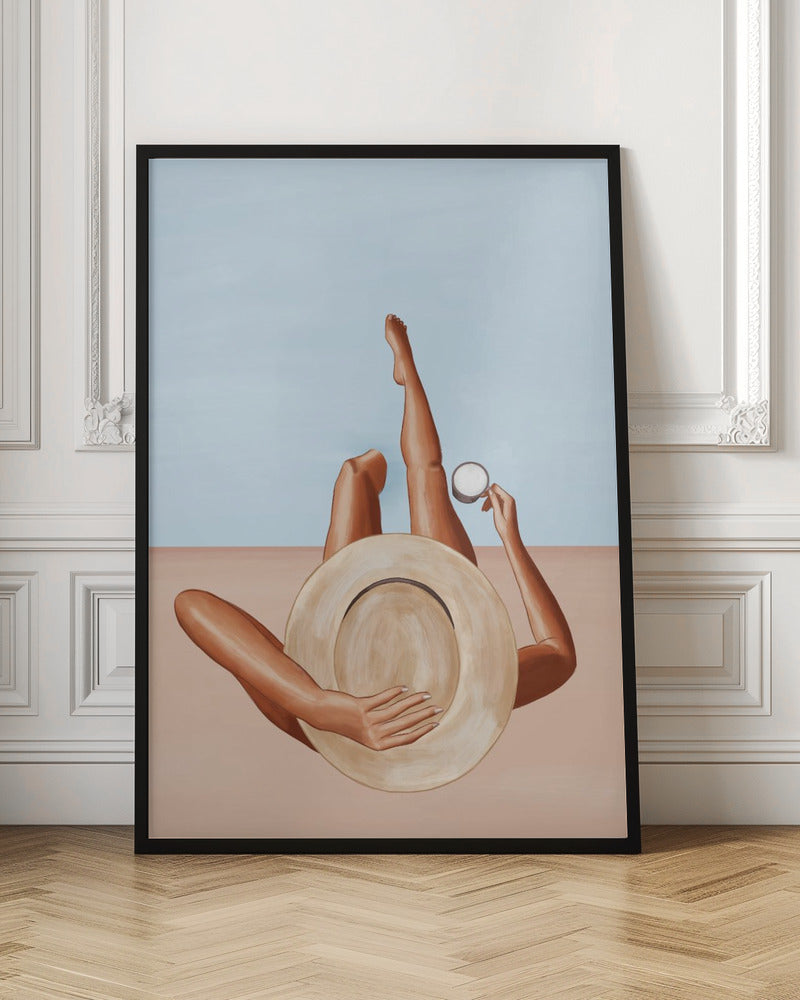 Poolside Girl - Poster / Art Print
