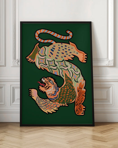 Asiantiger Green - Poster / Art Print