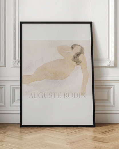 Study of a Nude (lying On Side) - Poster / Art Print