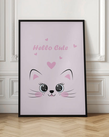 Pink Cat - Poster / Art Print