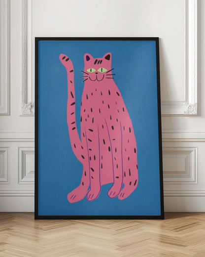 Pink cat - Poster / Art Print
