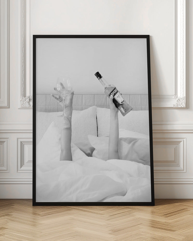 Aperol In Bed Low Key - Poster / Art Print
