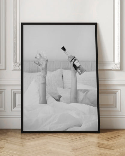 Aperol In Bed Low Key - Poster / Art Print