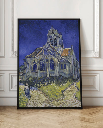 Vincent Van Gogh's the Church At Auvers (1890) - Poster / Art Print