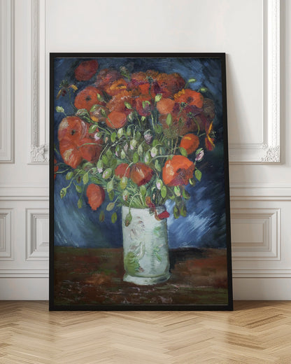 Vincent Van Gogh's Vase With Poppies (1886) - Poster / Art Print