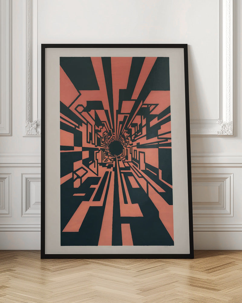 Square Warp Hole - Poster / Art Print