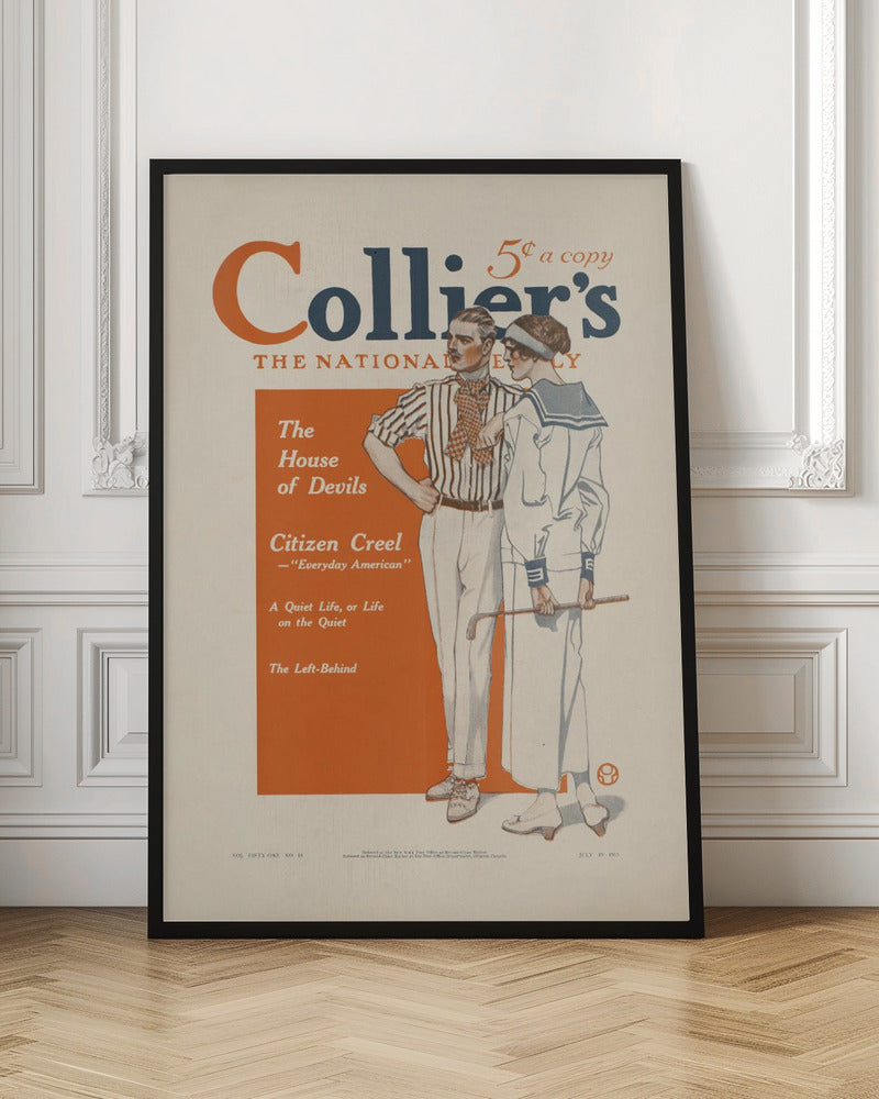 Collier's, The National. The House of Devils - Poster / Art Print
