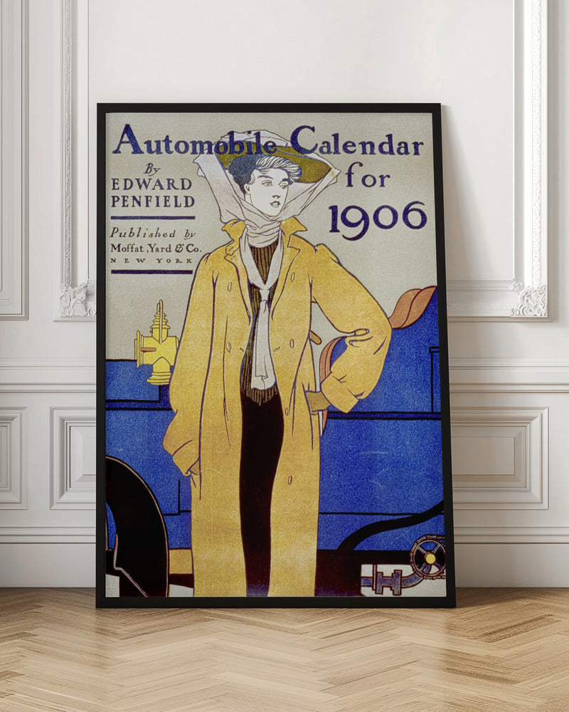 Edward Penfield's Automobile Calendar for 1906 - Poster / Art Print