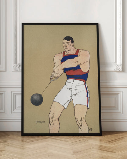 Hammer Throw (1908) - Poster / Art Print