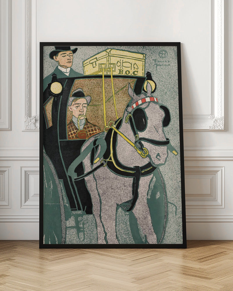 Man In Carriage (1896) - Poster / Art Print
