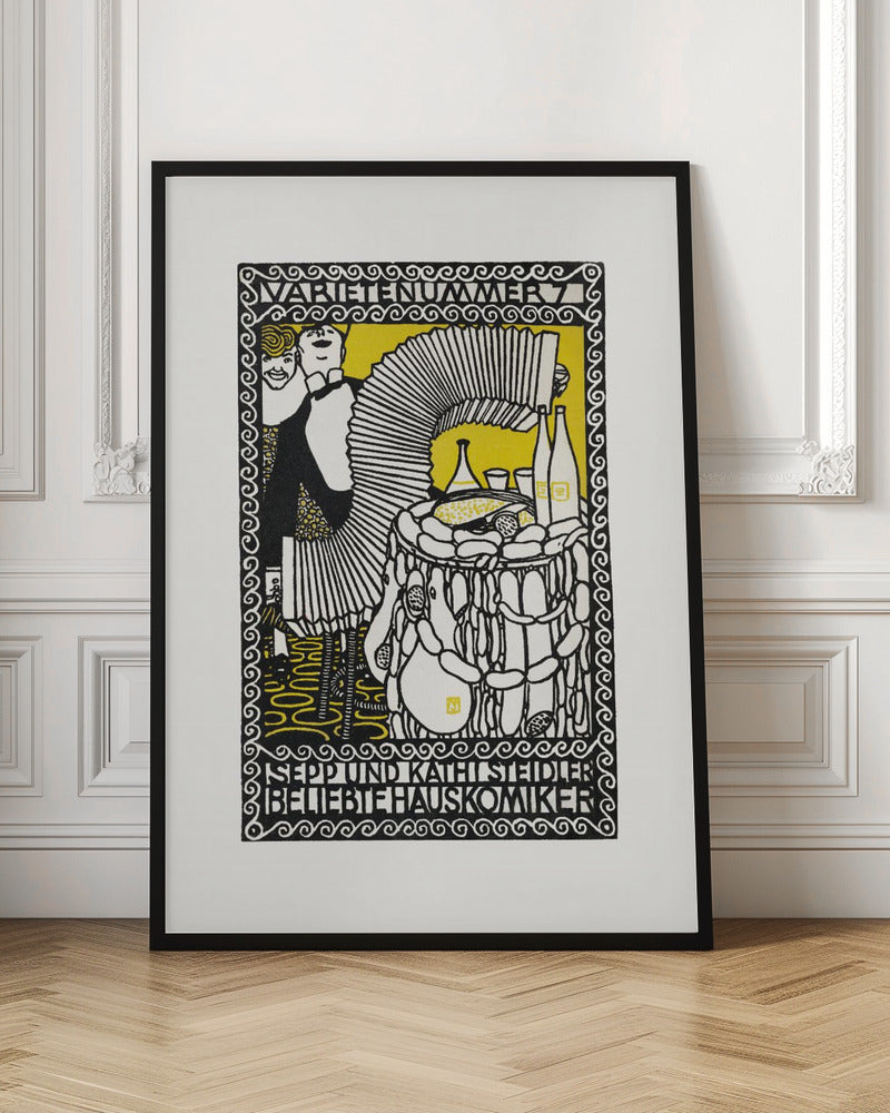Sepp and Kathi Steidler, Popular House Comedians - Poster / Art Print