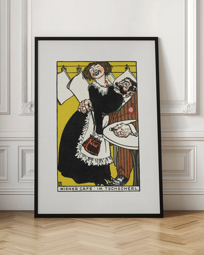 Viennese Café In the Little Café - Poster / Art Print