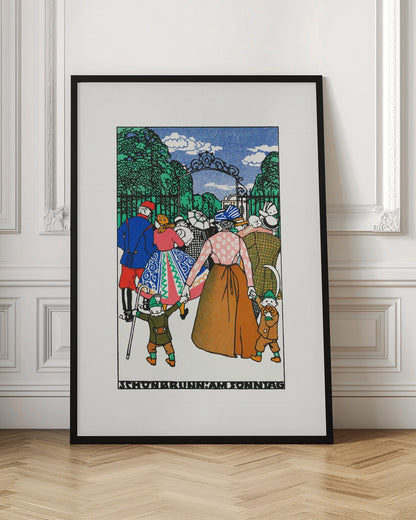 Schönbrunn On Sunday - Poster / Art Print