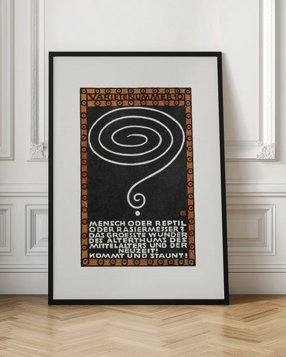 Variety Act 10 Man or Reptile or Razor? - Poster / Art Print