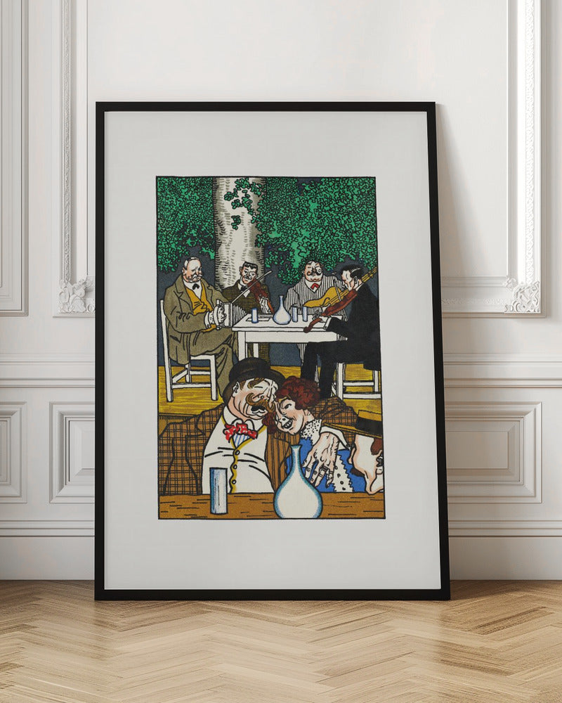 At the Heuriger - Poster / Art Print