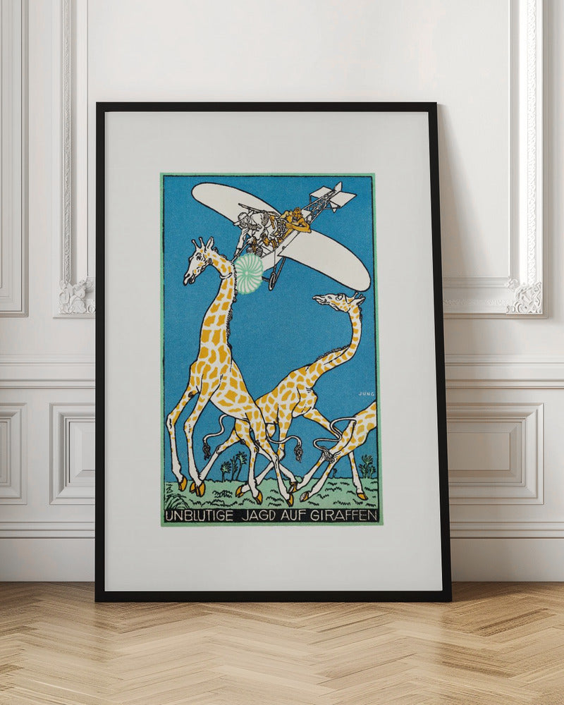 Bloodless Giraffe Hunt - Poster / Art Print