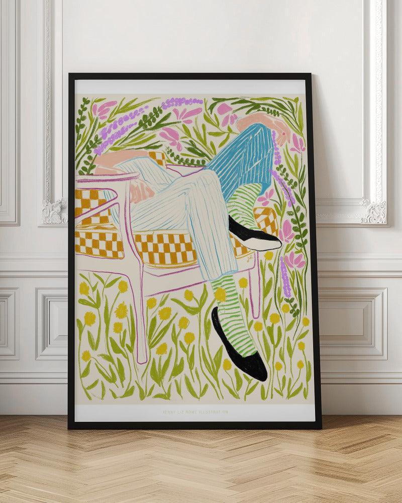 Quiet in the garden - Poster / Art Print