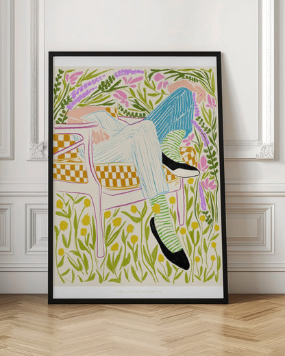 Quiet in the garden - Poster / Art Print