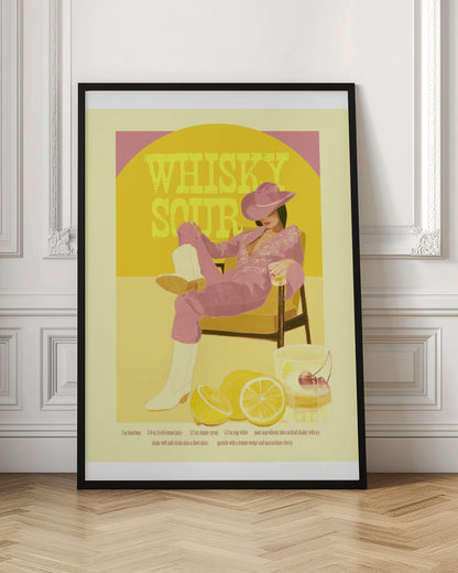 Jlr Whiskysour Pink Copy - Poster / Art Print