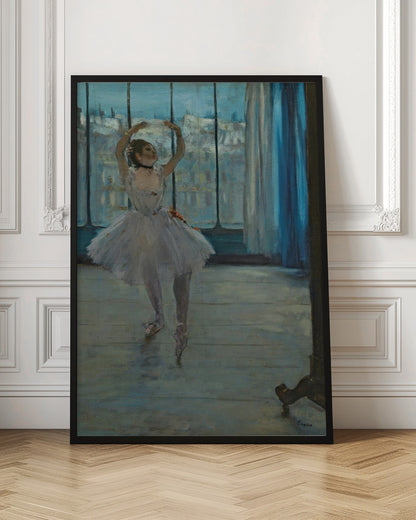 Dancer Posing for a Photographer - Poster / Art Print