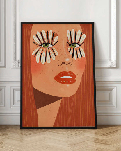 Flower Eyes - Poster / Art Print