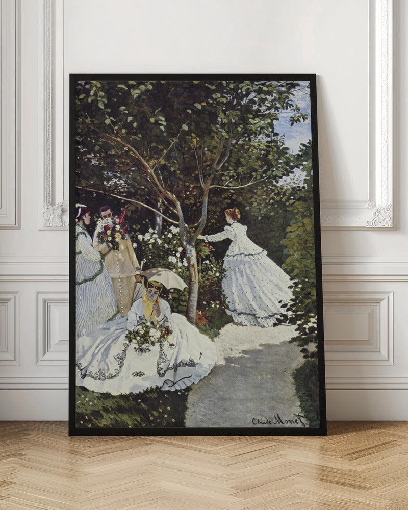 Claude Monet's Women In The Garden (1866) - Poster / Art Print